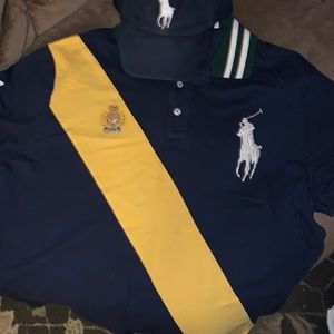 Polo shirt with hat